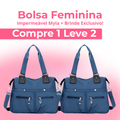 (COMPRE 1 E LEVE 2) Bolsa Feminina Impermeável Myla + Brinde Exclusivo! - Super Ofertas