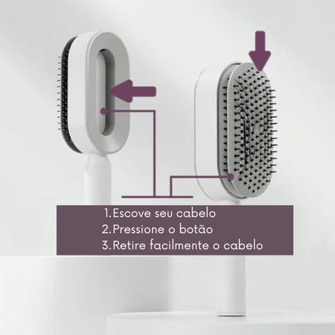 Escova Hair Clean AutoLimpante - Super Ofertas