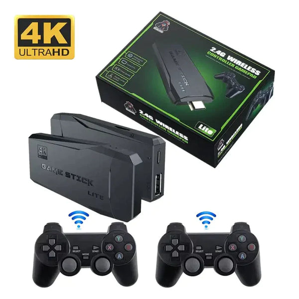 Vídeo Game Retrô Portátil, 4K, 64GB, Controle sem Fio com mais de 10.000 Jogos. - Super Ofertas